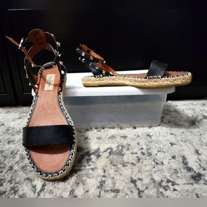 Valentino Rockstud Espadrille - Black 39